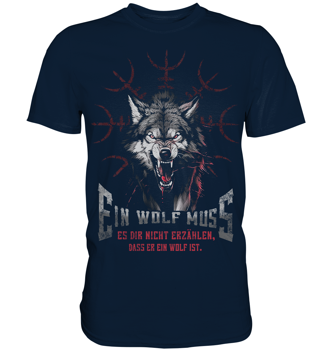 Nordischer Wolf - Premium Shirt