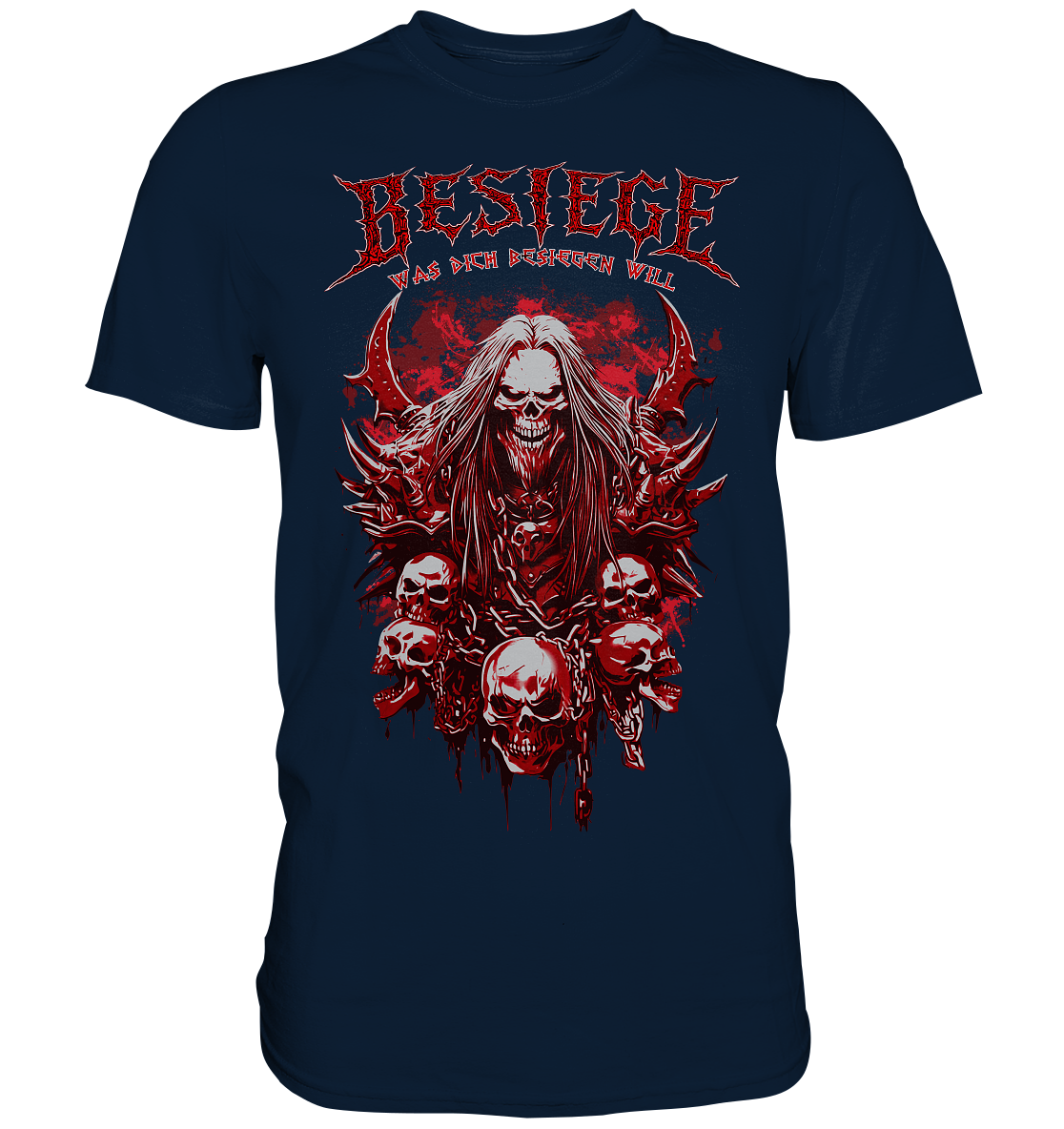 Besiege Was Dich Besiegen Will - Premium Shirt