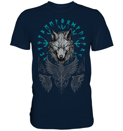 Wolf Vegvisir - Premium Shirt