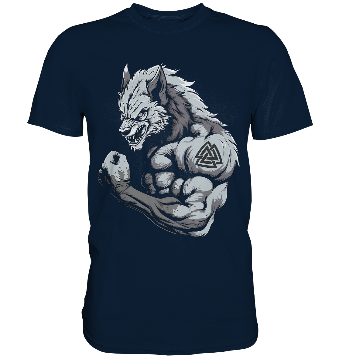 Wolf Valknut - Premium Shirt