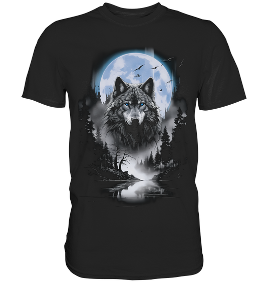 Wolf in Freier Natur - Premium Shirt | Sale