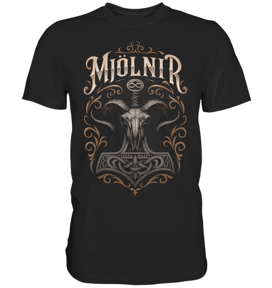 Mjölnir , Schädel - Premium Shirt