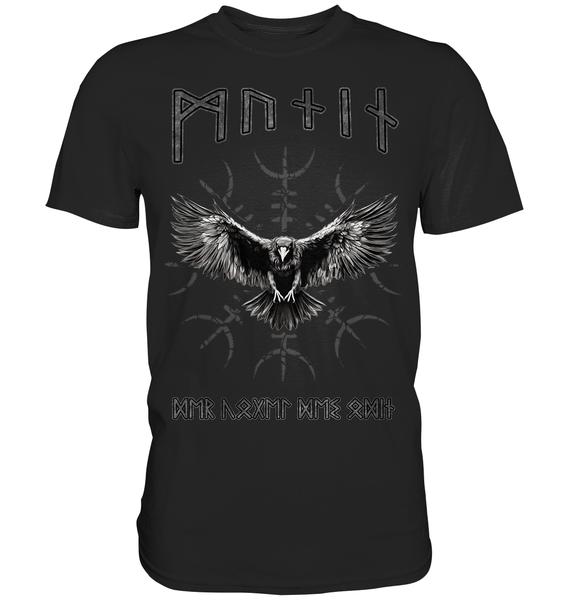 Rabe Munin Aegishjalmur - Premium Shirt