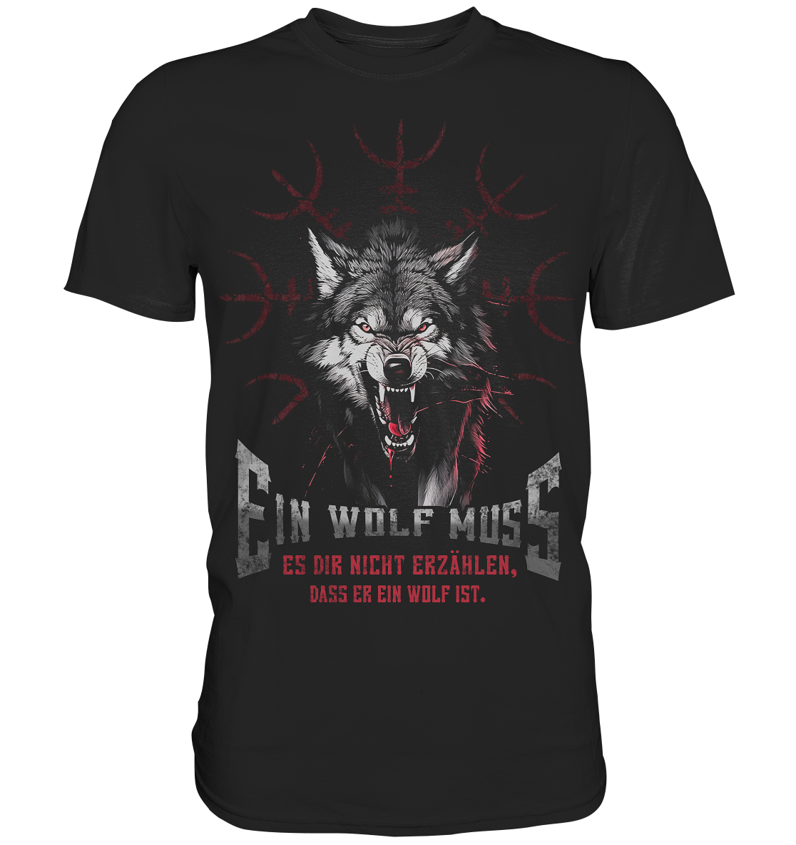 Nordischer Wolf - Premium Shirt