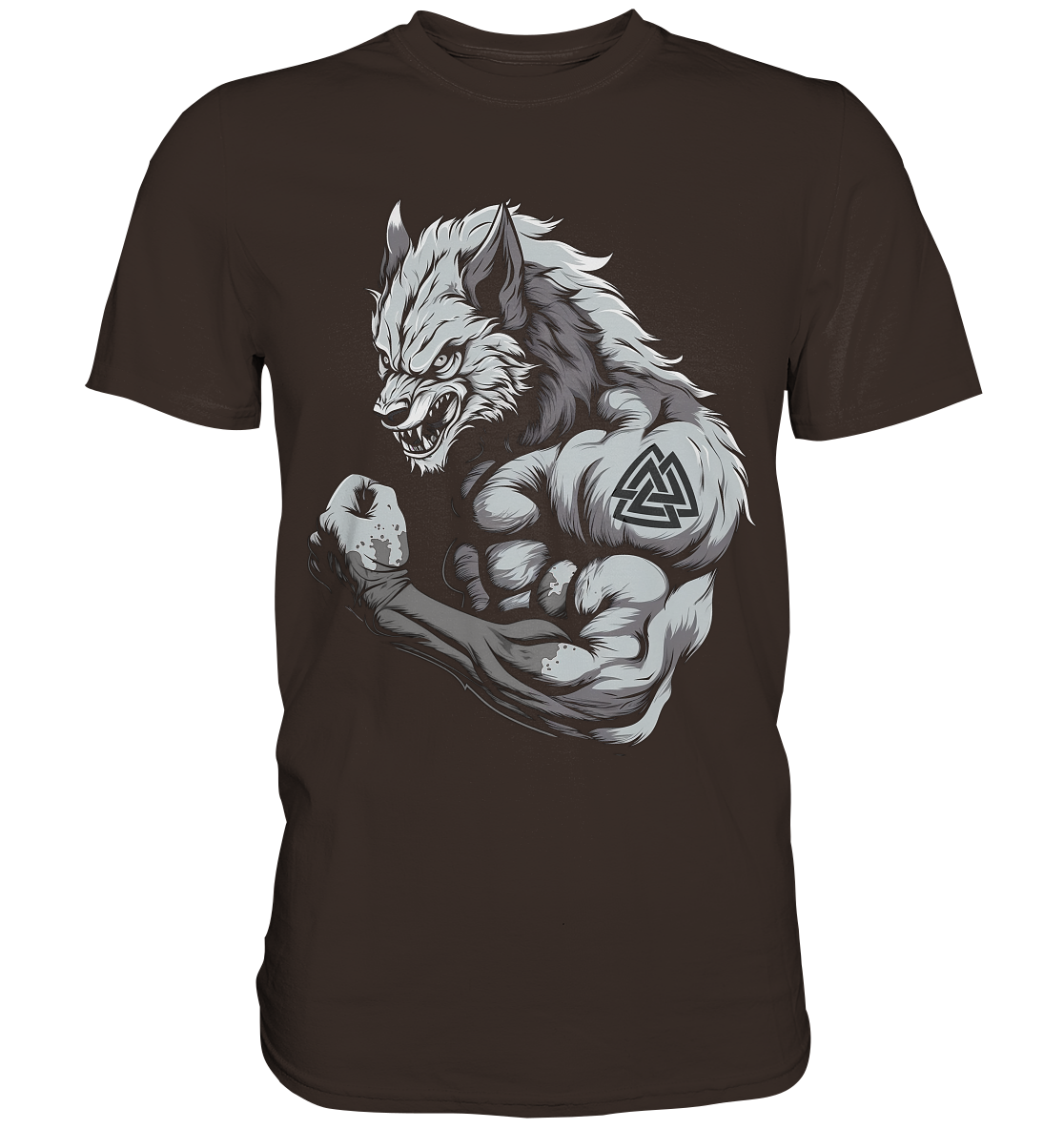 Wolf Valknut - Premium Shirt