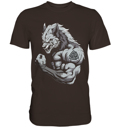 Wolf Valknut - Premium Shirt