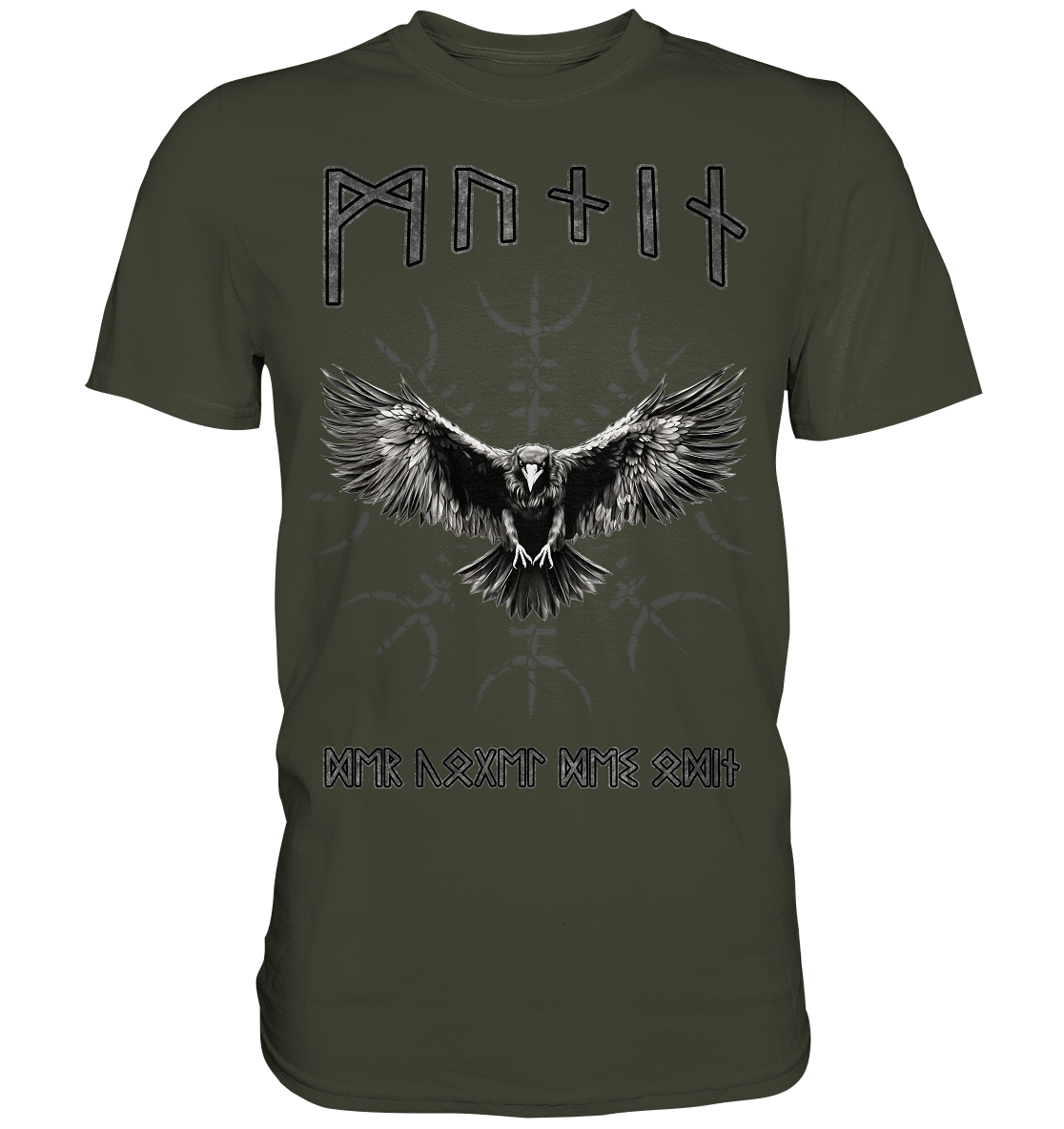 Rabe Munin Aegishjalmur - Premium Shirt