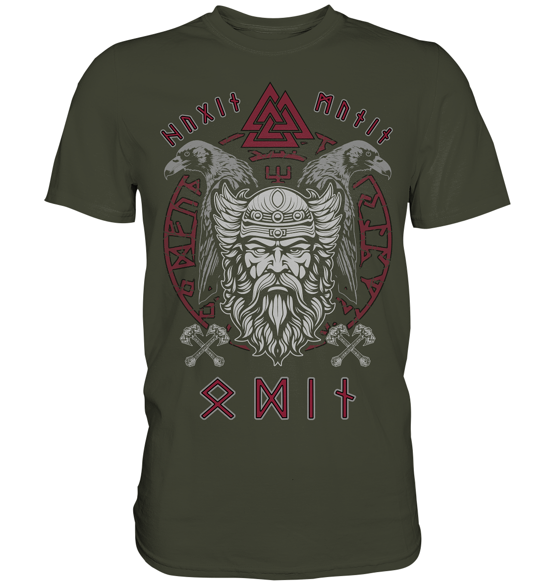 Odin Hugin Munin - Premium Shirt