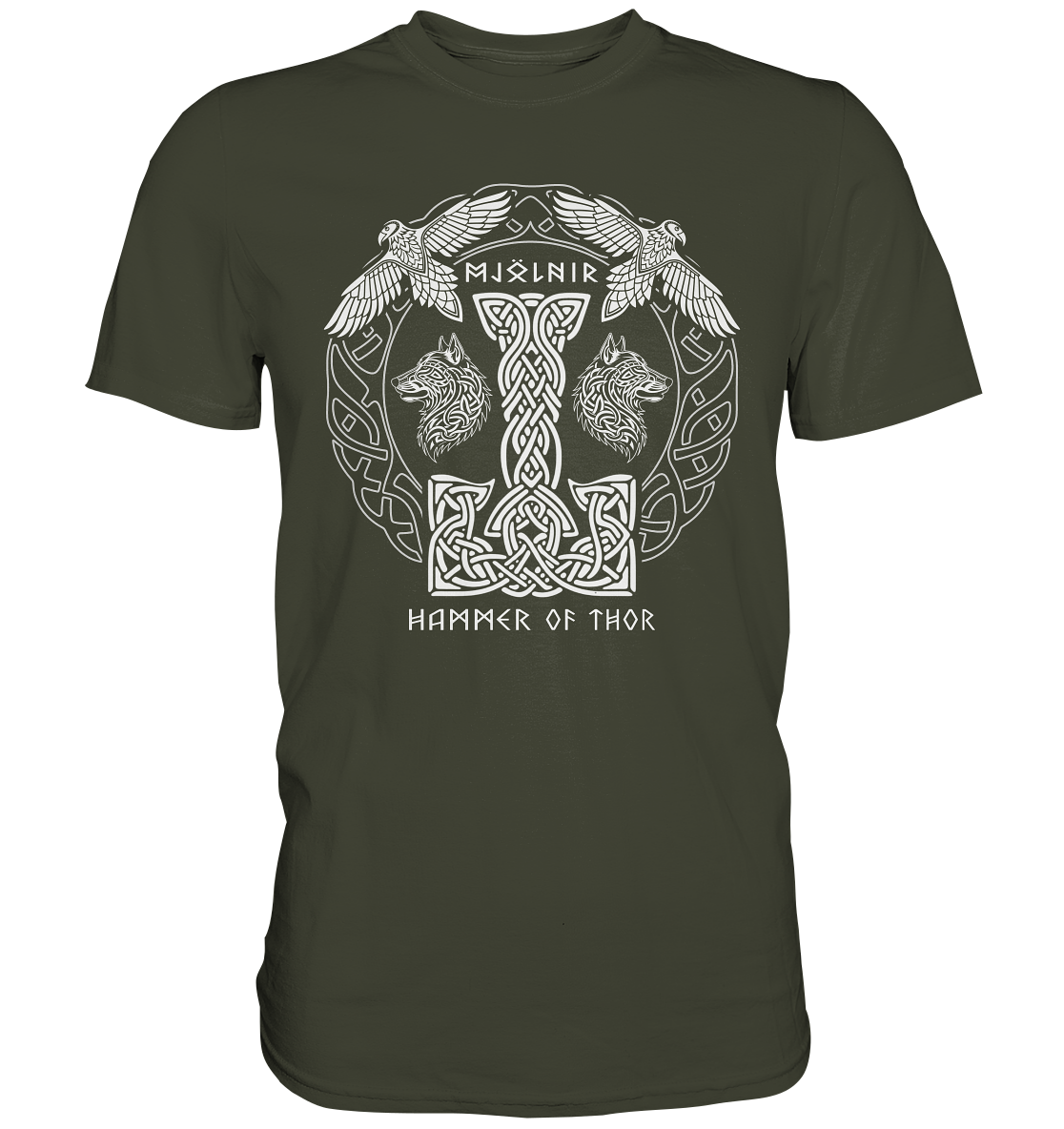 Mjölnir Hammer Of Thor - Premium Shirt