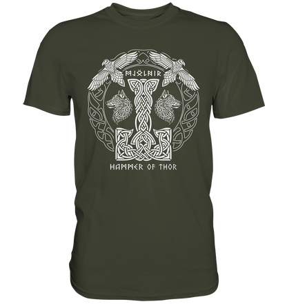 Mjölnir Hammer Of Thor - Premium Shirt