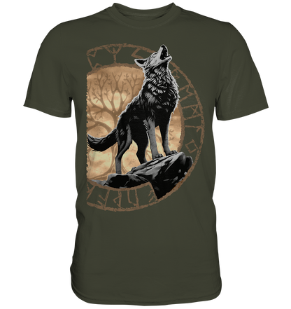 Wolf Yggdrasil  - Premium Shirt