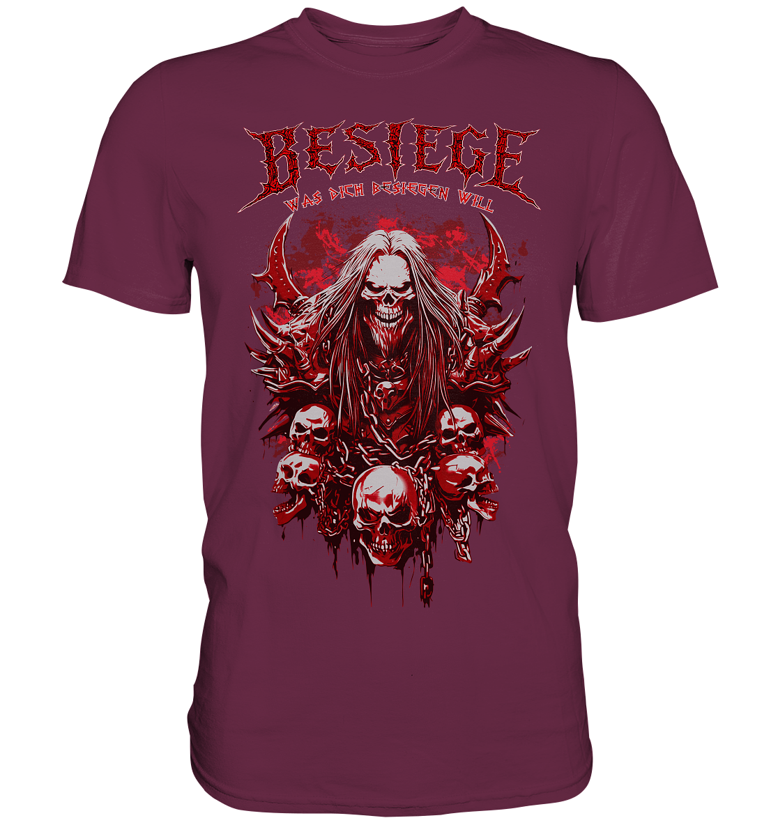 Besiege Was Dich Besiegen Will - Premium Shirt