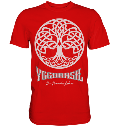 Yggdrasil Der Baum Des Lebens - Premium Shirt