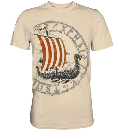 Drakkar Wikingerschiff - Premium Shirt