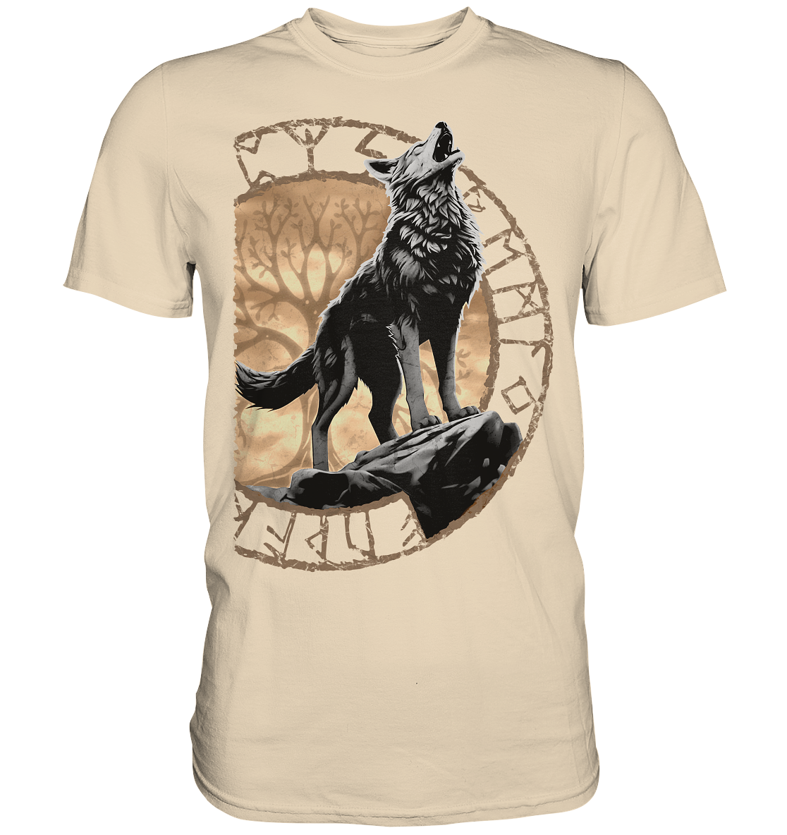 Wolf Yggdrasil  - Premium Shirt