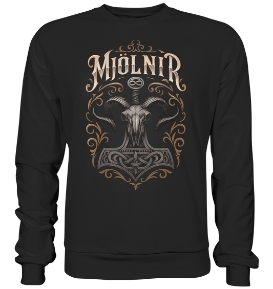 Mjölnir , Schädel - Premium Sweatshirt