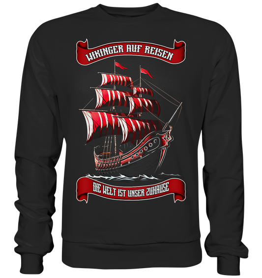 Wikingerschiff   - Premium Sweatshirt