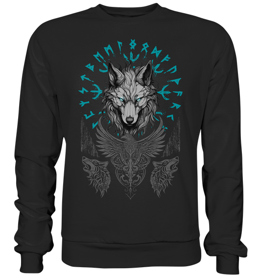 Wolf Vegvisir - Premium Sweatshirt