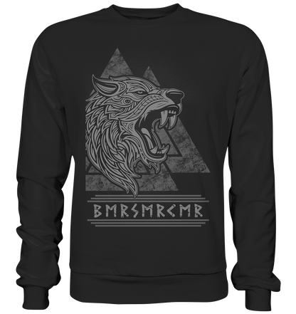 Nordic Wolf Berserker - Premium Sweatshirt