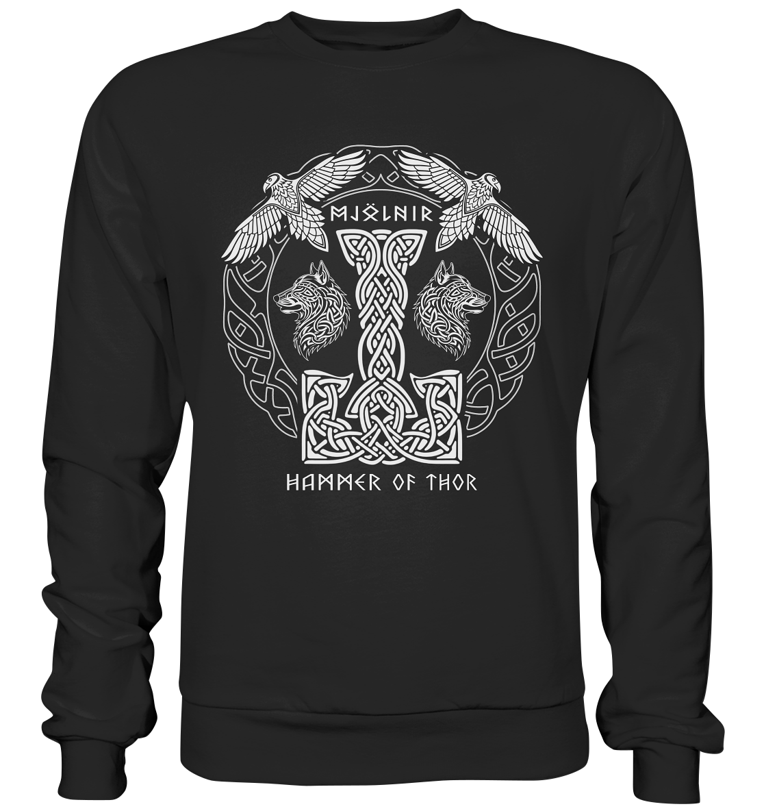 Mjölnir Hammer Of Thor - Premium Sweatshirt