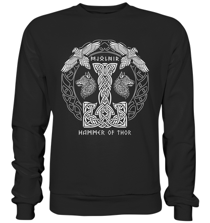 Mjölnir Hammer Of Thor - Premium Sweatshirt