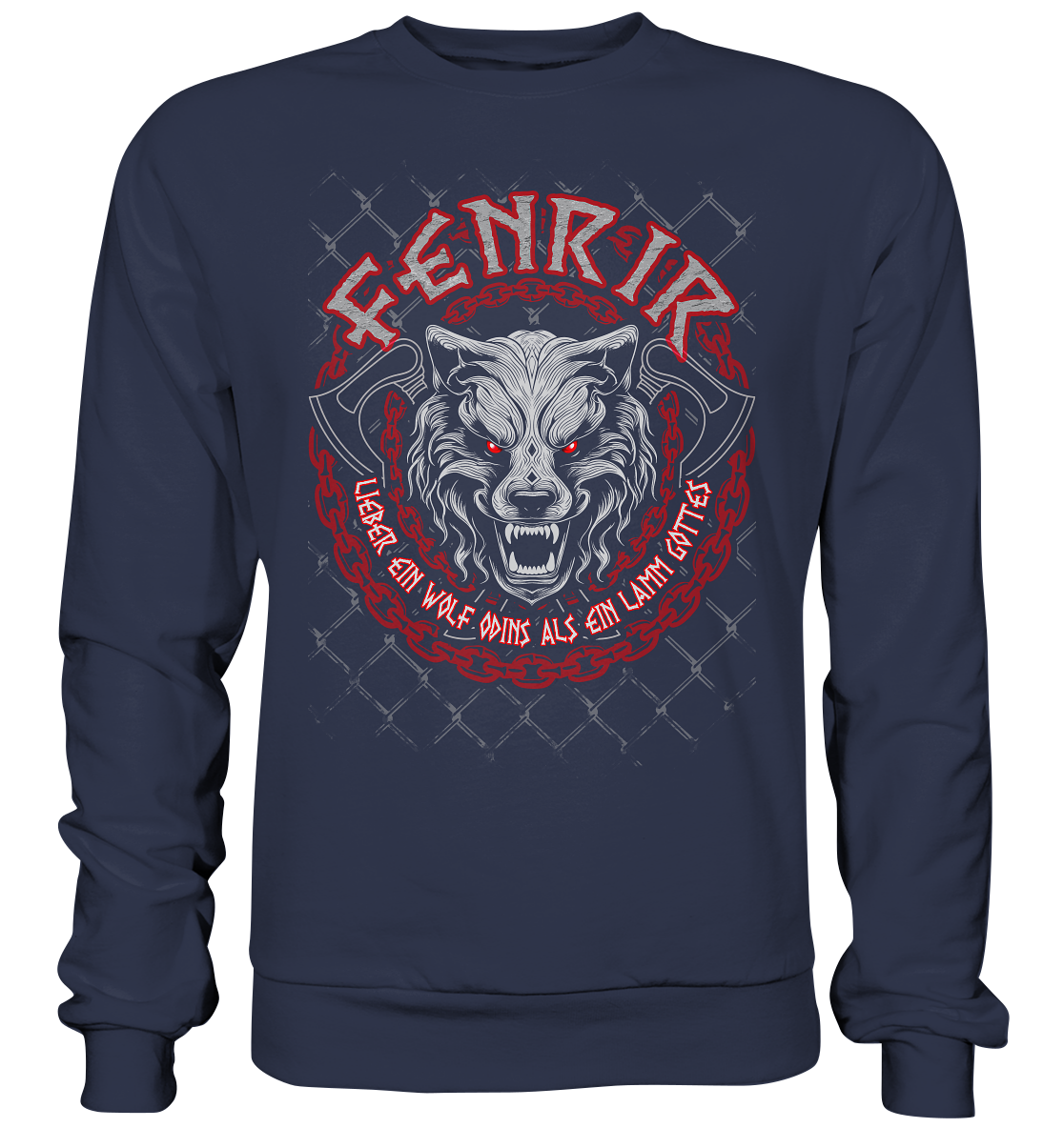 Nordic Wolf   Fenrir - Premium Sweatshirt