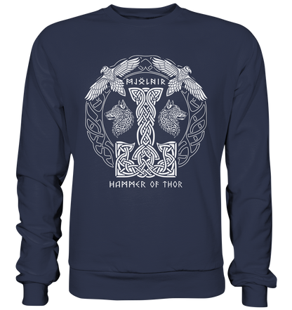 Mjölnir Hammer Of Thor - Premium Sweatshirt