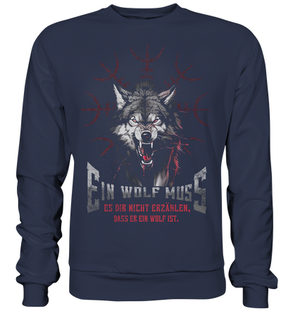 Nordischer Wolf - Premium Sweatshirt