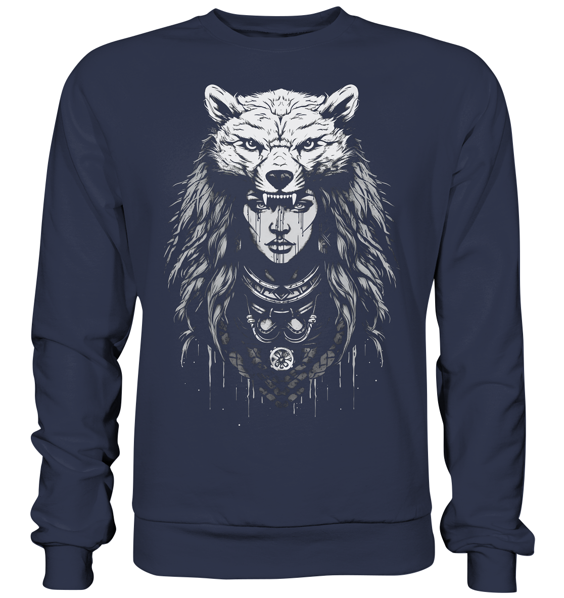 Wikinger Kriegerin - Premium Sweatshirt