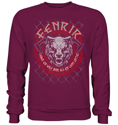 Nordic Wolf   Fenrir - Premium Sweatshirt