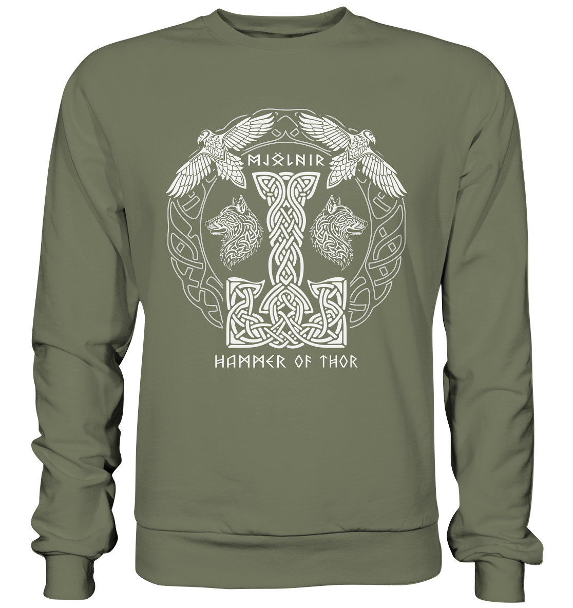 Mjölnir Hammer Of Thor - Premium Sweatshirt