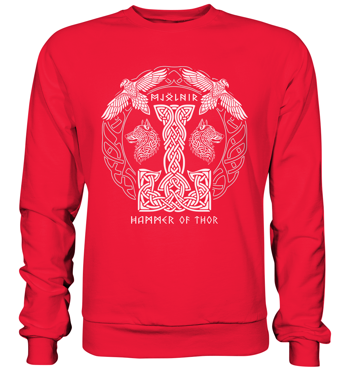 Mjölnir Hammer Of Thor - Premium Sweatshirt