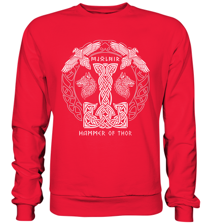 Mjölnir Hammer Of Thor - Premium Sweatshirt