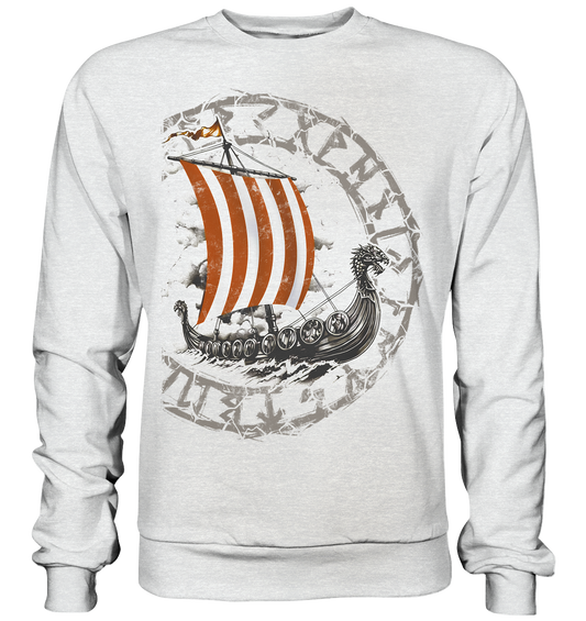 Drakkar Wikingerschiff - Premium Sweatshirt