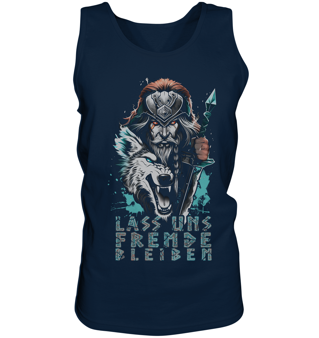 Wikinger Krieger Wolf - Tank-Top