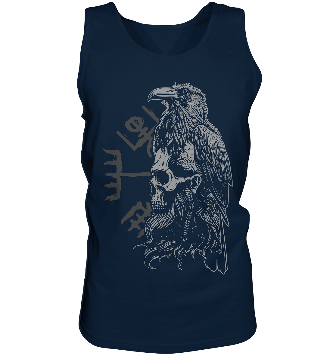 Rabe Schädel Vegvisir - Tank-Top