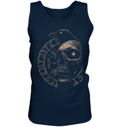 Rabe, Schädel, Vegvisir - Tank-Top