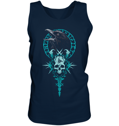 Rabe Valknut  Schädel - Tank-Top