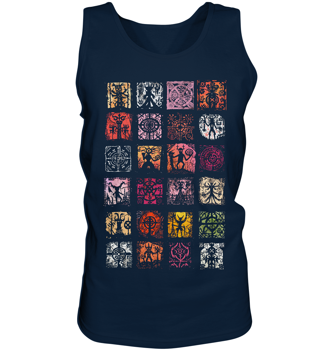 Abstrakte Nordische Symbole  - Tank-Top