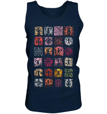 Abstrakte Nordische Symbole  - Tank-Top