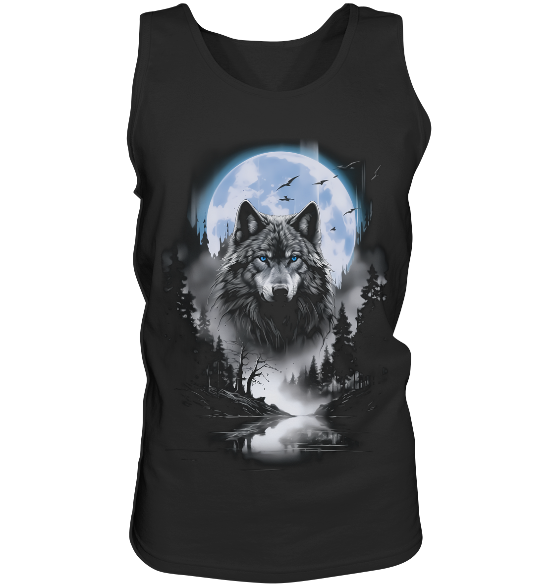 Wolf in Freier Natur - Tank-Top