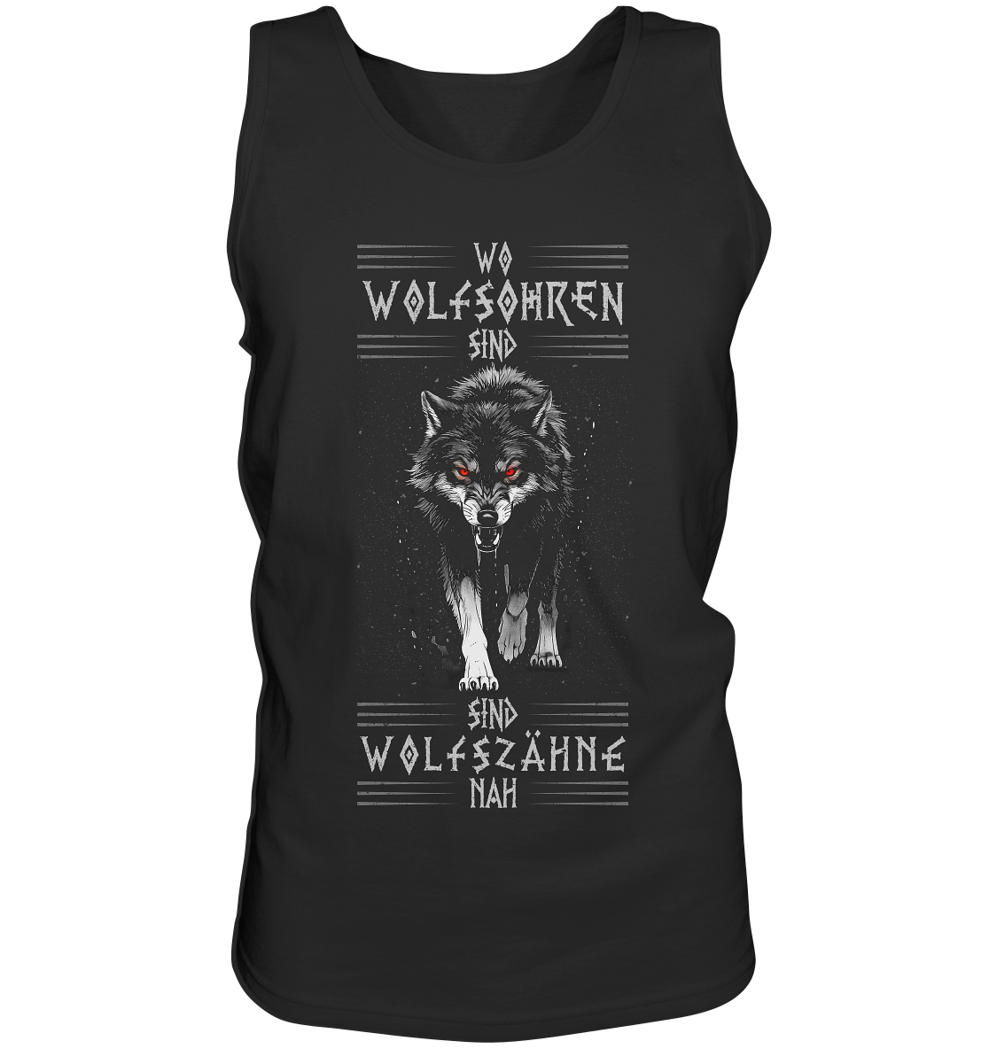 Wolfsohren Wolfszähne  - Tank-Top