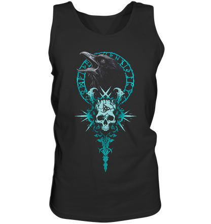 Rabe Valknut  Schädel - Tank-Top