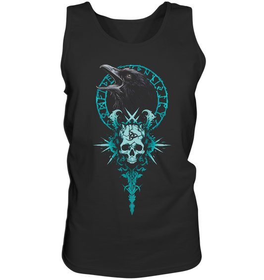 Rabe Valknut  Schädel - Tank-Top