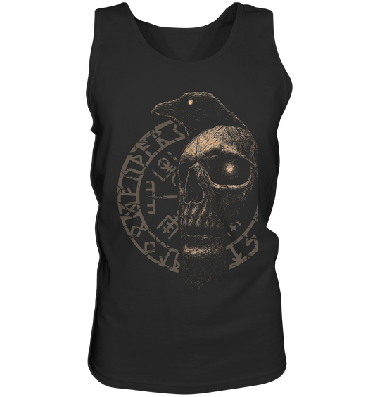 Rabe, Schädel, Vegvisir - Tank-Top