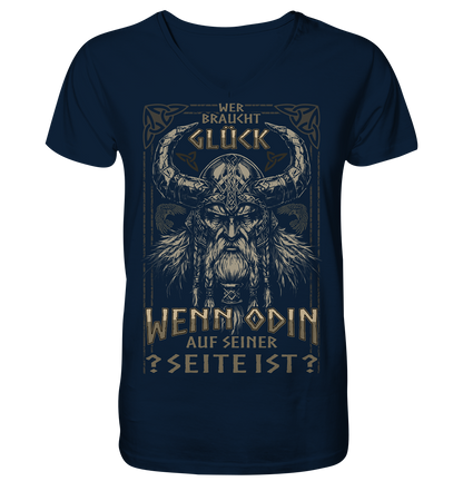 Wer Braucht Glück .... - V-Neck Shirt