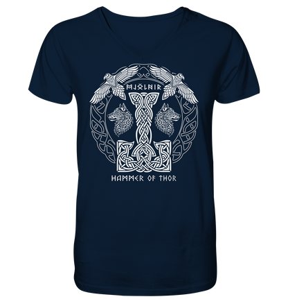 Mjölnir Hammer Of Thor - V-Neck Shirt