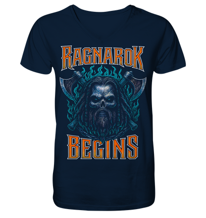 Ragnarok Begins - V-Neck Shirt