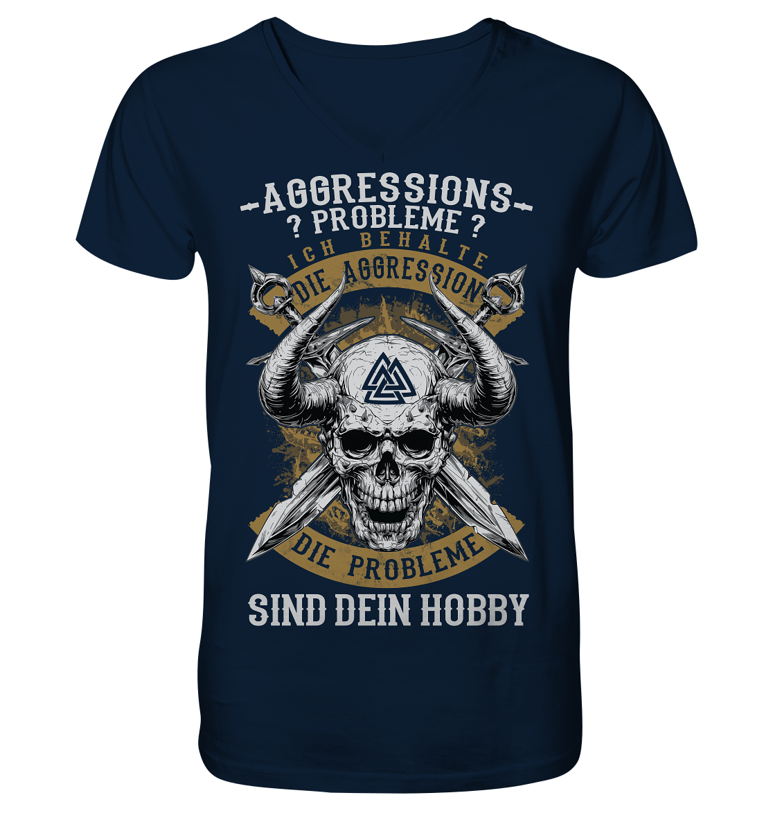 Aggressionsprobleme - V-Neck Shirt