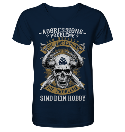 Aggressionsprobleme - V-Neck Shirt